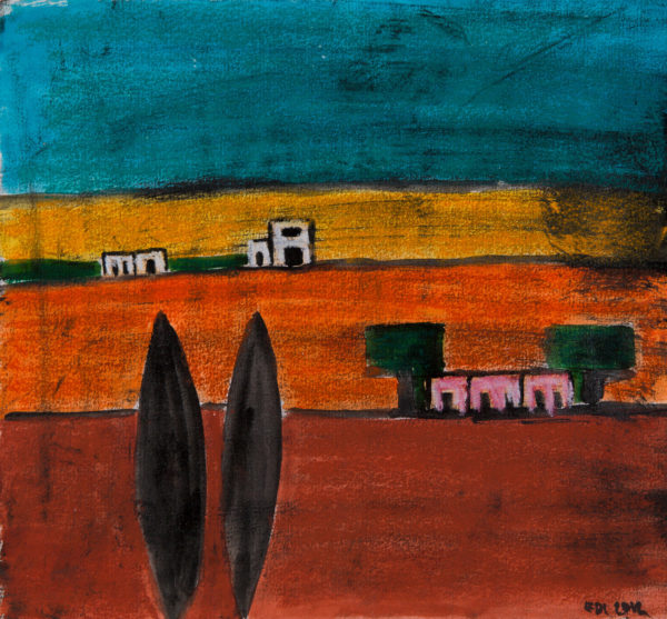 Mischtechnik - Landschaft